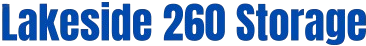 Lakeside 260 Storage | Storage Units in Pinetop-Lakeside, AZ Logo